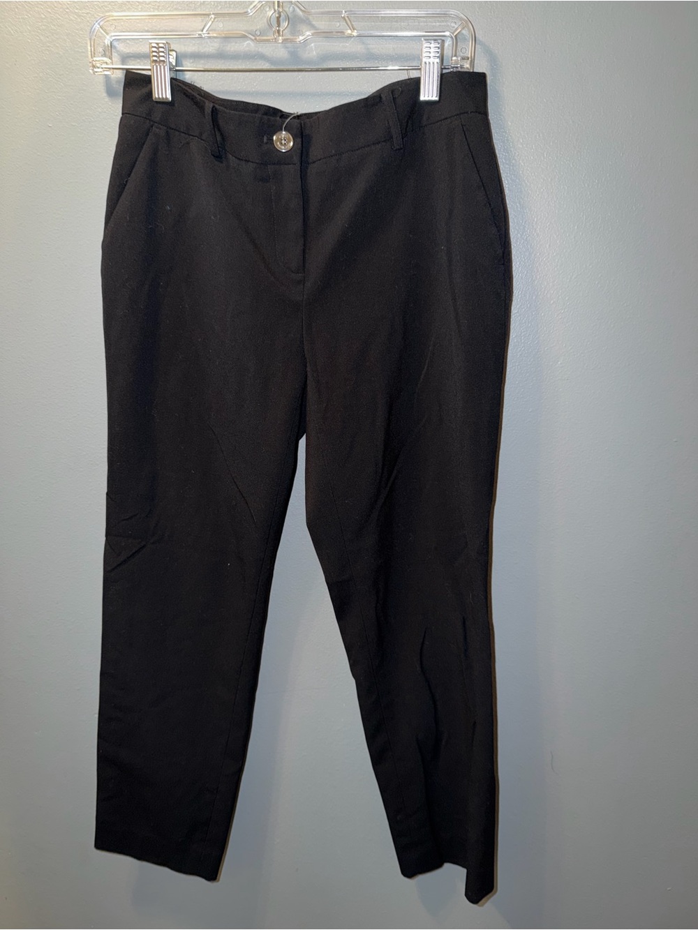 Michael Kors Black Cropped Tailored Pants